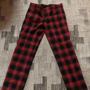Men’s Slim Fit Plaid Suit Pants INC International Concepts 31x32